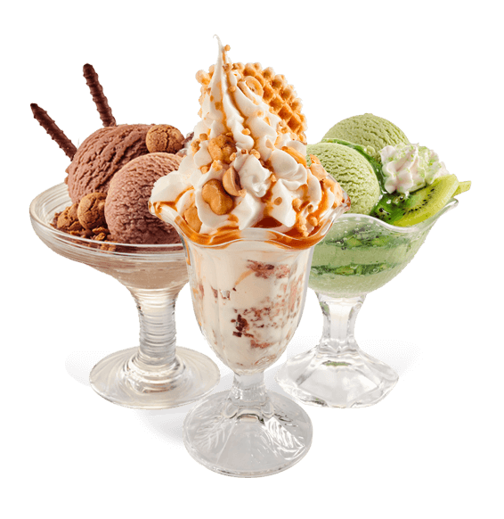 Ice-cream Sundaes - artisanal ice cream shop - products